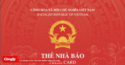 Thẻ nhà báo mới tích hợp mã QR nhận diện dữ liệu thời gian thực