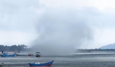 Vòi rồng xuất hiện ở Quảng Ninh không gây thiệt hại về người và tài sản