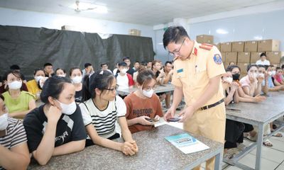 Bắc Ninh: Đào tạo kỹ năng lái xe an toàn cho hàng trăm công nhân