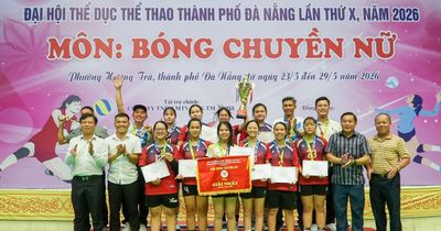 Tiên Phước vô địch Giải bóng chuyền nữ thành phố Đà Nẵng