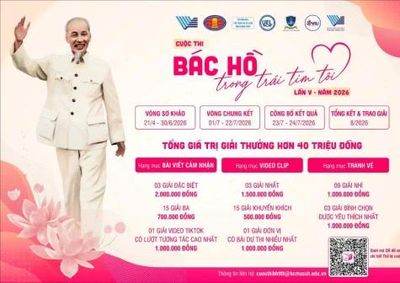 Phát động Cuộc thi 'Bác Hồ trong trái tim tôi' lần thứ V năm 2026