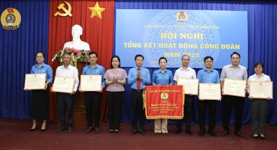Liên đoàn lao động tỉnh Khánh Hòa tổng kết hoạt động công đoàn năm 2025