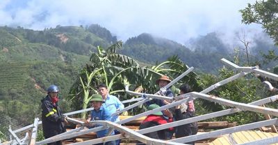 Xã Hạnh Phúc khẩn trương khắc phục hậu quả mưa dông, lốc