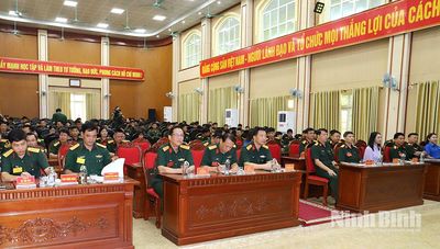 Bộ CHQS tỉnh Ninh Bình: Khai mạc Hội thi cán bộ Đoàn giỏi và tuyên truyền viên trẻ năm 2026