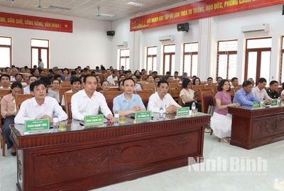 Phường Tây Hoa Lư sơ kết một năm vận hành bộ máy của hệ thống chính trị và chính quyền địa phương 2 cấp