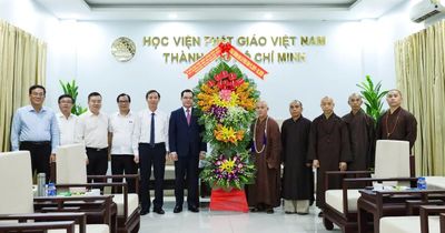 Bộ trưởng Bộ Dân tộc và Tôn giáo thăm Học viện Phật giáo VN tại TP.HCM và tổ đình Vĩnh Nghiêm