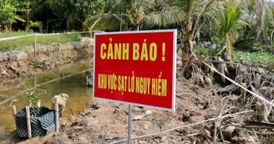 Xảy ra nhiều điểm sạt lở ở Tây Ninh, nhiều nhà dân bị đe dọa