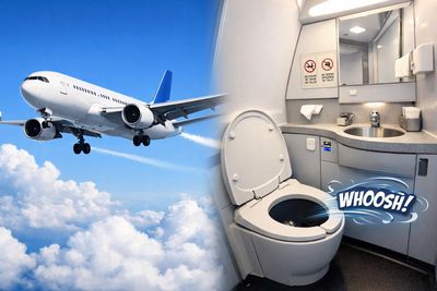 Khám phá cách thức hoạt động nhà vệ sinh trên máy bay