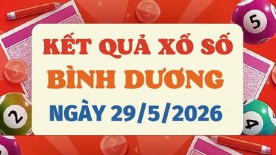 Trực tiếp kết quả xổ số Bình Dương hôm nay 29/5/2026 - XSBD 29/5