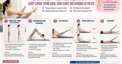 5 bài tập Pilates tại nhà giúp chân săn chắc mà không lo to cơ