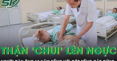 Ca tán sỏi nghẹt thở cho người đàn ông có thận 'chui' lên ngực