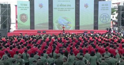 Trung tướng, Anh hùng LLVTND Nguyễn Thanh Tùng, Giám đốc Công an TP Hà Nội phát động hưởng ứng cuộc thi sáng tạo video Tổ quốc bình yên