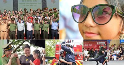 Những hình ảnh ấn tượng về nụ cười, ánh mắt người dân cùng Công an Thủ đô vì 'Tổ quốc bình yên' bên hồ Gươm