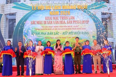 'Khám phá bản sắc - Kết nối biển rừng' qua sắc màu di sản Quảng Ngãi