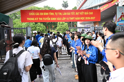 Hà Nội: Sáng nay (30-5), gần 123.500 thí sinh dự thi vào lớp 10