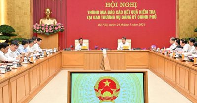 Đảng ủy Chính phủ: Đẩy mạnh hoàn thiện thể chế, phát triển hạ tầng số