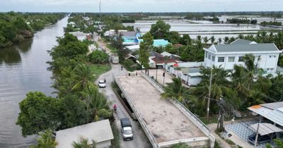 Cưỡng chế mặt bằng để làm 10km đường thi công 'bầy hầy' 6 năm
