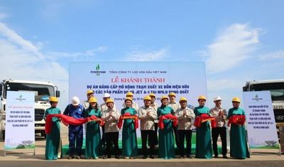 NMLD Dung Quất tăng 45% năng lực xuất sản phẩm bằng đường bộ
