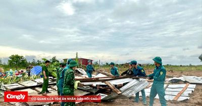 Giông lốc gây thiệt hại tại các xã biên giới tỉnh Đắk Lắk