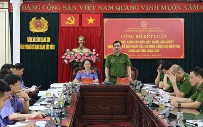 VKSND tỉnh Lạng Sơn công bố Kết luận trực tiếp kiểm sát việc tiếp nhận, giải quyết tố giác, tin báo về tội phạm