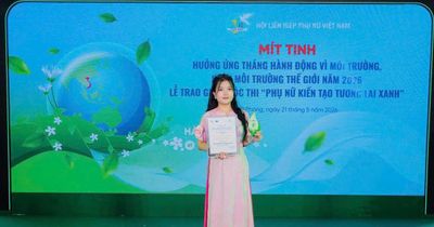 Cô giáo trẻ kiến tạo tương lai xanh