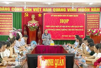Bố trí, giải quyết chế độ, chính sách đối với người hoạt động không chuyên trách cấp xã