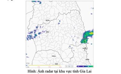 Gia Lai: Một số khu vực đề phòng giông lốc, mưa lớn cục bộ