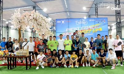 Sôi nổi Giải Pickleball giao lưu, kết nối cộng đồng biker