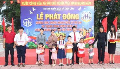 Xã Cam Lâm phát động hưởng ứng Tháng hành động vì trẻ em năm 2026