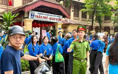 Công an Hà Nội bảo đảm an toàn ngày thi đầu tiên vào lớp 10