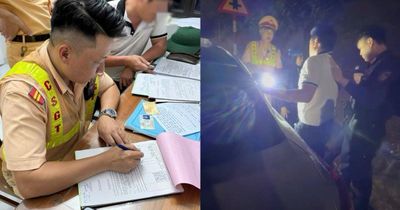 Tuyên Quang: Cảnh sát giao thông xử lý lái xe 'giả vở ngủ' trên quốc lộ 2