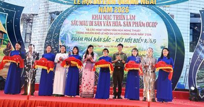 Quảng Ngãi: Khai mạc triển lãm 'Sắc màu di sản văn hóa, sản phẩm OCOP và các hoạt động văn hóa nghệ thuật'