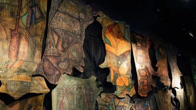 Trưng bày bộ sưu tập tranh da bò 'Hẹn ước mùa sau'