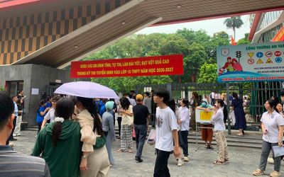Thời tiết thuận lợi cho kỳ thi vào lớp 10