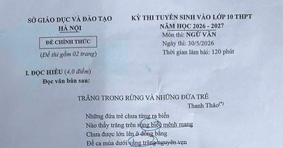Thơ của Thanh Thảo vào đề Ngữ văn thi lớp 10 Hà Nội năm 2026