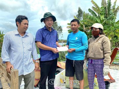 Hỗ trợ kịp thời người dân khắc phục thiệt hại do lốc xoáy