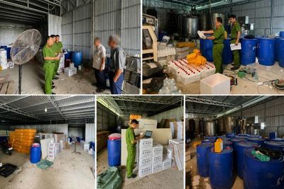 Cần Thơ: Triệt phá cơ sở sản xuất phân bón trái phép, thu giữ hơn 500 can thành phẩm