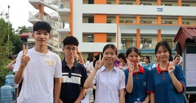 Thí sinh ở Hoài Đức kết thúc buổi thi đầu tiên, không có vi phạm
