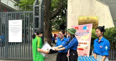 Phường Cửa Nam đồng hành cùng thí sinh và phụ huynh trong kỳ thi vào lớp 10 THPT