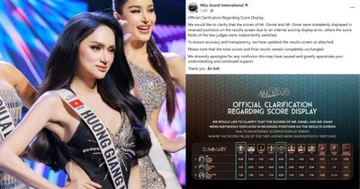 MGI All Stars đính chính lỗi sai điểm, Hoa hậu Hương Giang hẹn fan ngày trở về