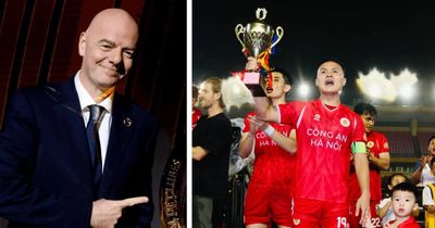 Chủ tịch FIFA chúc mừng Công an Hà Nội FC