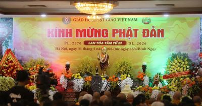 Lễ Phật đản 2026 tại Hà Nội lan tỏa thông điệp từ bi, trí tuệ, hòa bình và đoàn kết