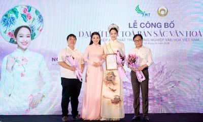 Hoa hậu Nguyễn Thị Mỹ Linh là Đại sứ lan tỏa bản sắc văn hóa Việt