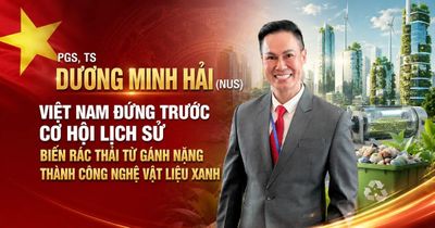PGS, TS Dương Minh Hải (NUS): Việt Nam đứng trước cơ hội lịch sử biến rác thải từ gánh nặng thành công nghệ vật liệu xanh