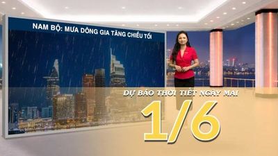 [Video] Dự báo thời tiết đêm nay và ngày mai ngày 1/6/2026: Bắc Bộ tăng nhiệt, Nam Bộ tiếp diễn mưa dông