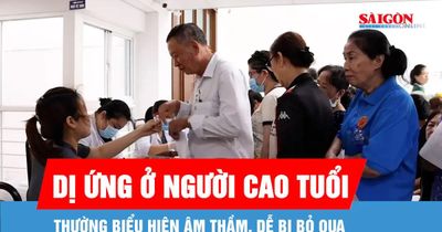 Dị ứng ở người cao tuổi thường biểu hiện âm thầm, dễ bị bỏ qua