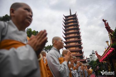 Người dân TP. Hồ Chí Minh thành kính tham dự Đại lễ Phật đản