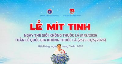Tổng lực ra quân hưởng ứng Ngày Thế giới không thuốc lá 2026
