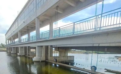 Đập ngăn mặn ở Gia Lai xuất hiện vị trí lún vượt thiết kế