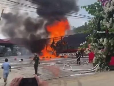 Lạng Sơn: Điều tra vụ xe tải bốc cháy ngùn ngụt giữa trưa nắng